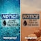 Signmission Do Not Turn On The Water, 10 in W x Rectangle, Plastic OS-2PACK-NS-P-710-L-11394 - alternate 5